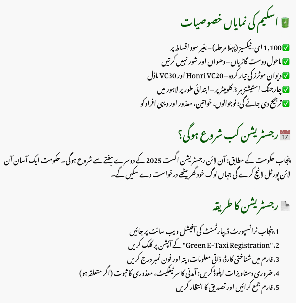 How to Apply for the Green E-Taxi Scheme 2025?
