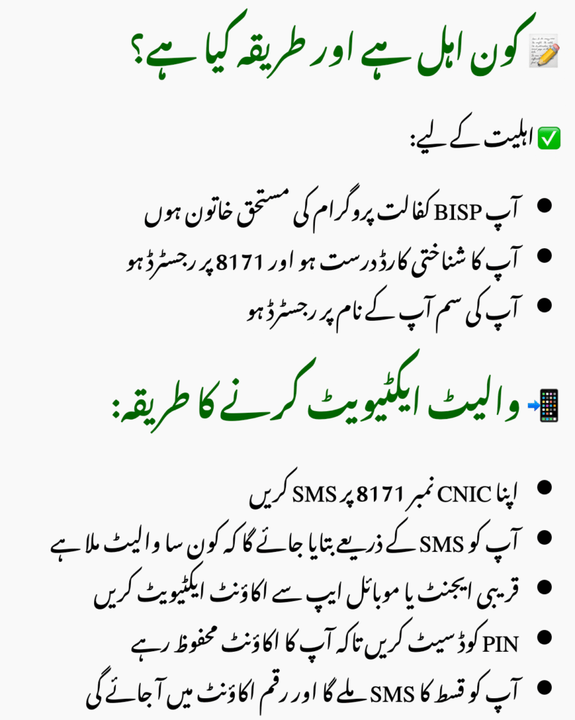 Who Can Use the BISP Mobile Wallet System?